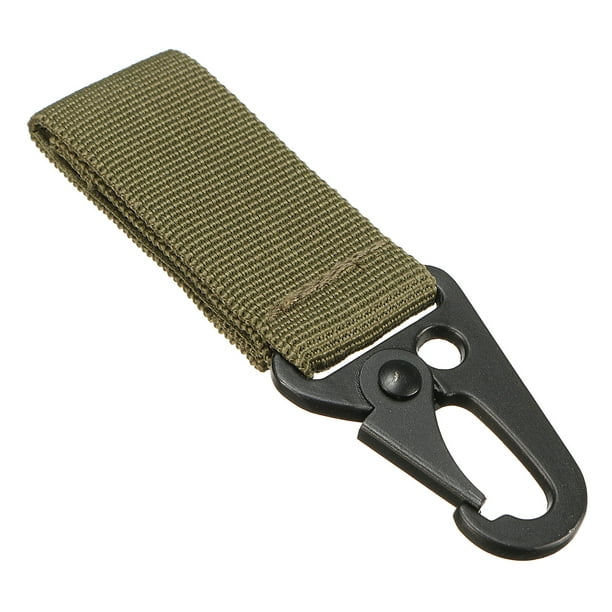 Nylon Tactical Backpack Key Hook Webbing Buckle Waist Belt Buckle Outdoor Tools